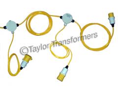 25 Metre x 2 Metre Space 110v T-Drop Lighting Festoon